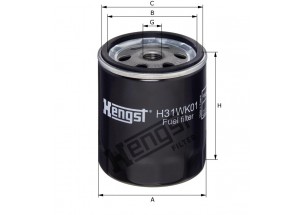 Filtre gasoil HENGST H31WK01