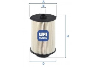 Filtre gasoil UFI 2604300 - 5801439820