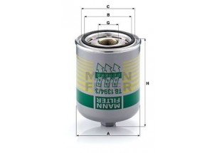 Filtre dessiccateur d'air coalescent MANN TB1394/3X