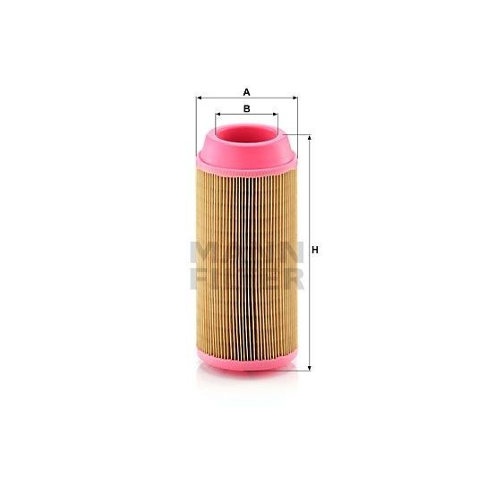 Filtre C11100 MANN FILTER - Filtre à air extérieur - Filtration tracteur, TP et poids lourds - Filtres-moteurs.com