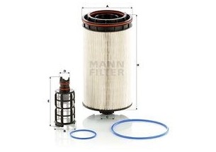 Kit de filtre & préfiltre gasoil MANN PU12013-2Z - 19862811