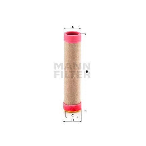 Filtre CF100 MANN FILTER - Filtre à air intérieur - Filtration tracteur, TP et poids lourds - Filtres-moteurs.com