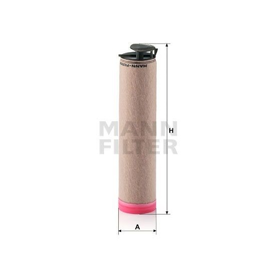 Filtre CF400 MANN FILTER - Filtre à air intérieur - Filtration tracteur, TP et poids lourds - Filtres-moteurs.com