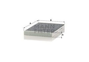 Filtre air cabine intérieur charbon actif MANN CUK31001