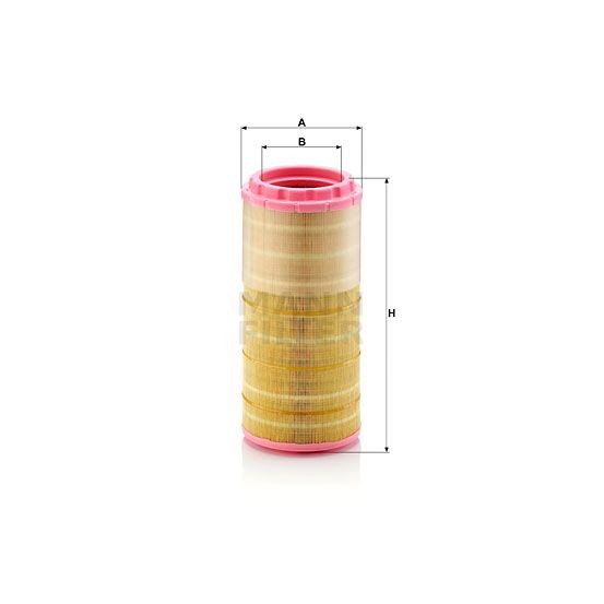 Filtre air extérieur MANN C16100 - 12214320