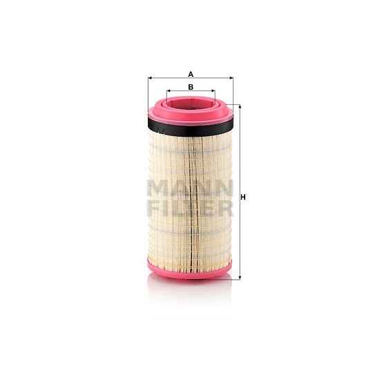 Filtre air extérieur MANN C21600 - 11067562