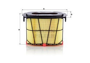 Filtre air extérieur MANN C22041 - 1000330789