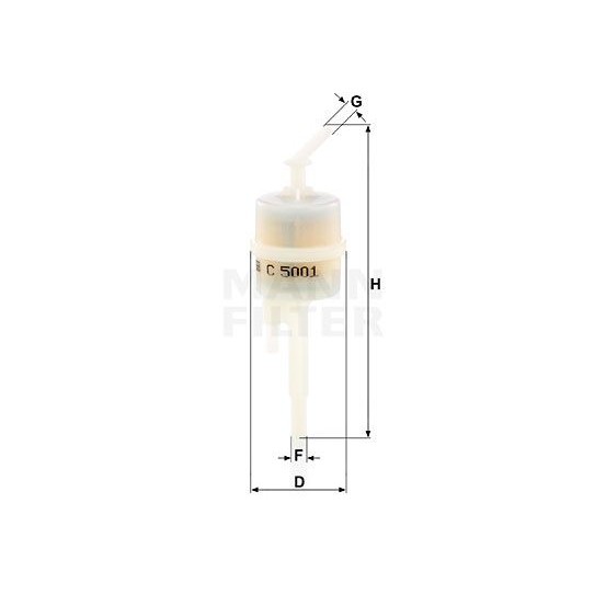 Filtre air MANN C5001