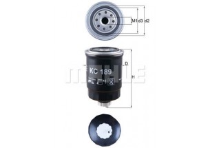 Filtre gasoil MAHLE  KC189