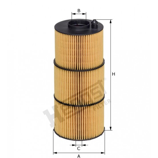Filtre à huile HENGST E829HD366 - 2253989