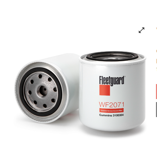 Filtre eau FLEETGUARD WF2071